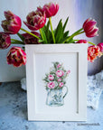 Cross Stitch Kit Luca - S - Bouquet with Roses, B7006 - Luca - S Yarns