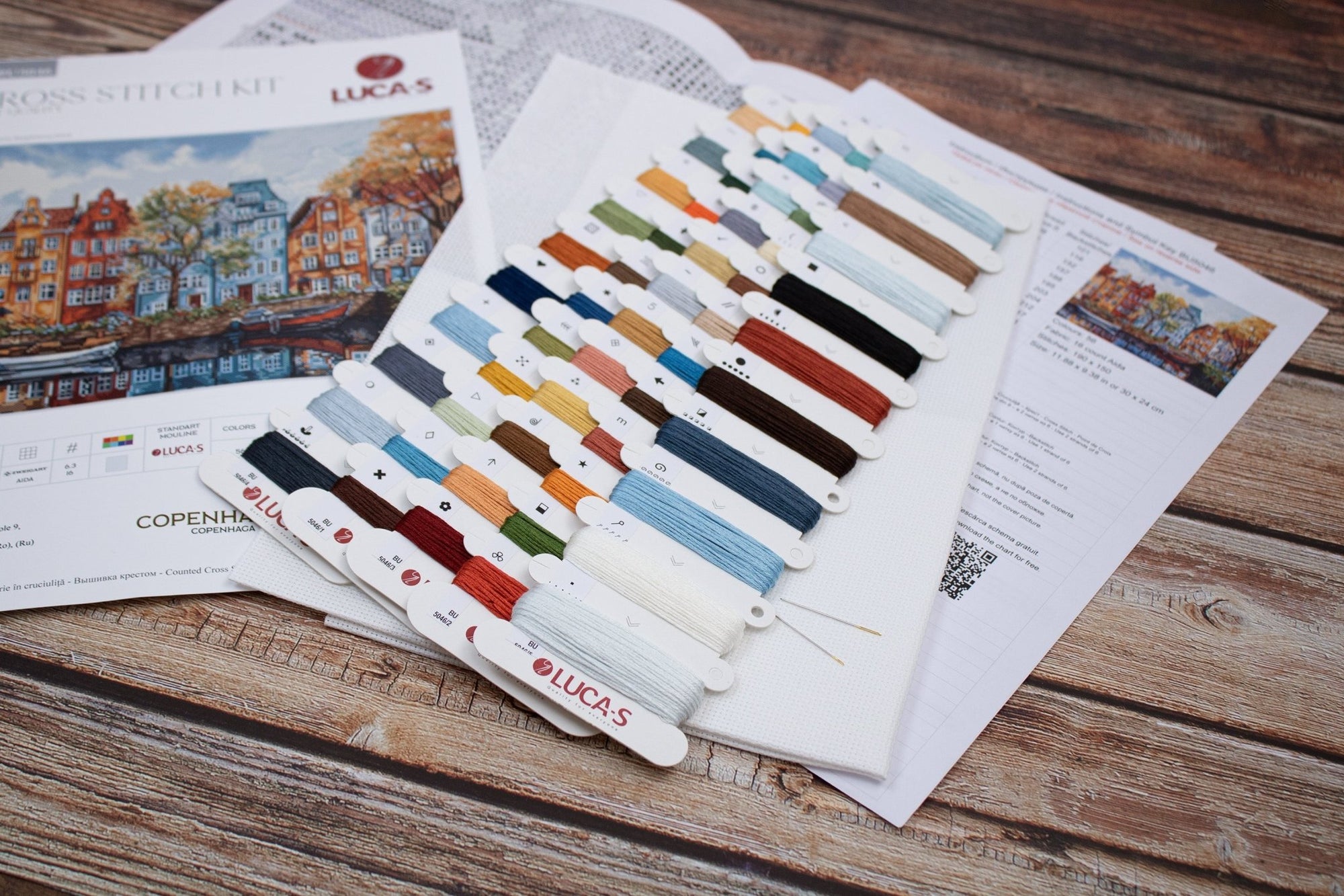 Cross Stitch Kit Luca - S - Copenhagen, BU5046 - Luca - S Yarns