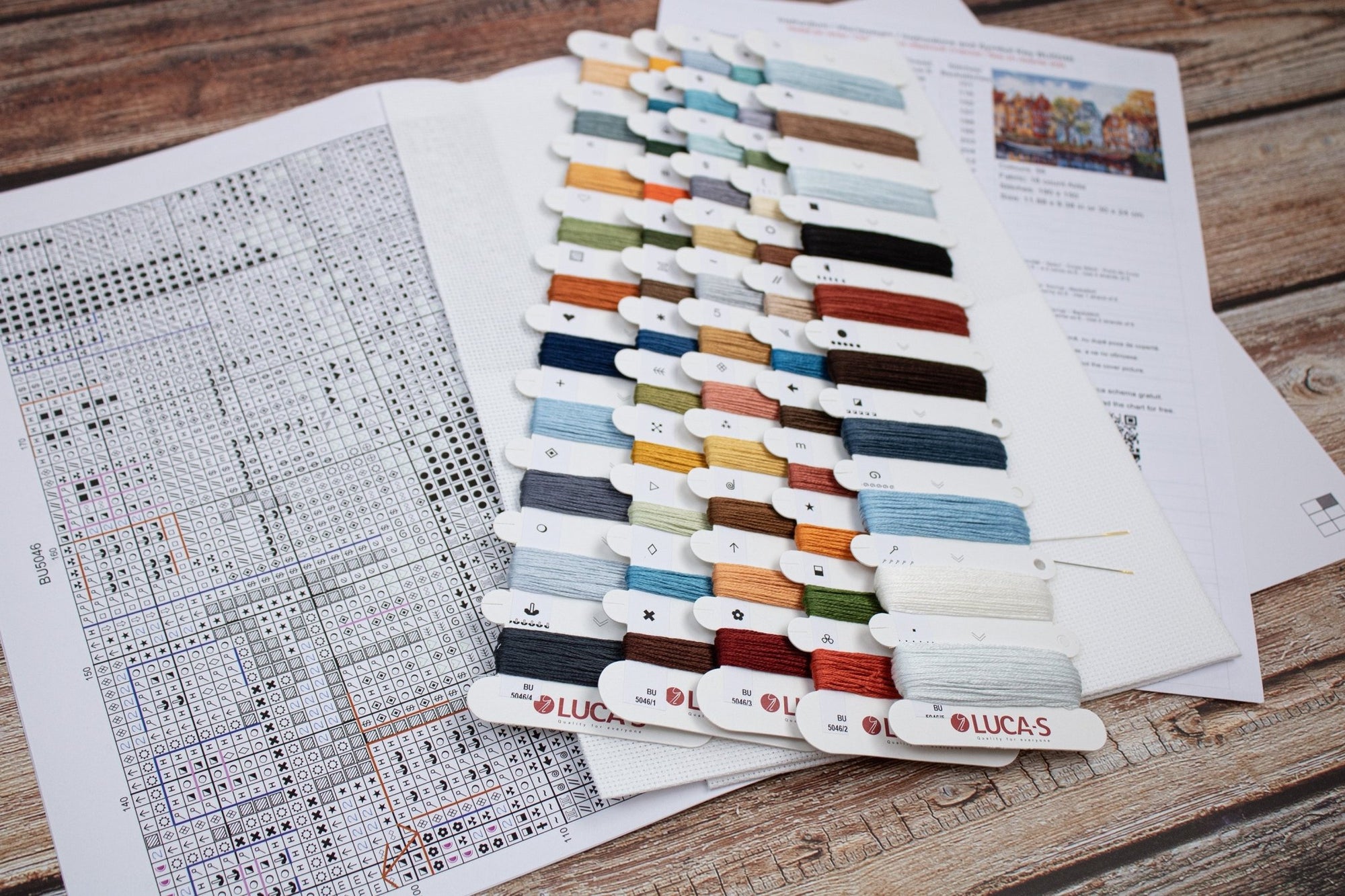Cross Stitch Kit Luca - S - Copenhagen, BU5046 - Luca - S Yarns