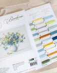 Cross Stitch Kit Luca - S - Cornflowers and Chamomile Vase, B2275 - Luca - S Yarns