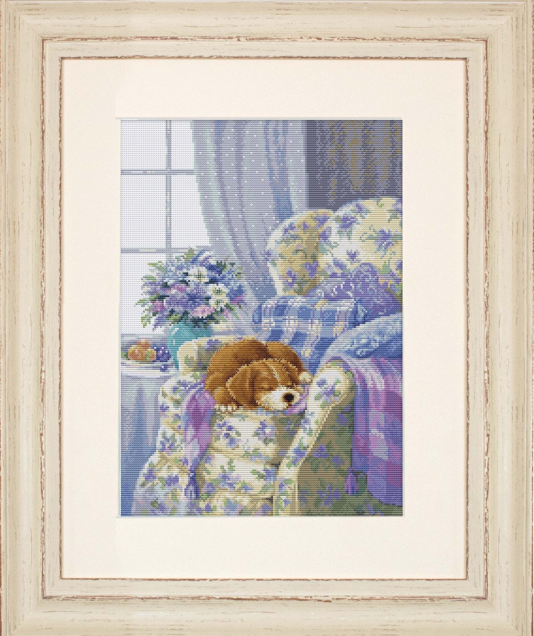 Cross Stitch Kit Luca - S - Cozy Armchair, BU5016 - Luca - S Yarns