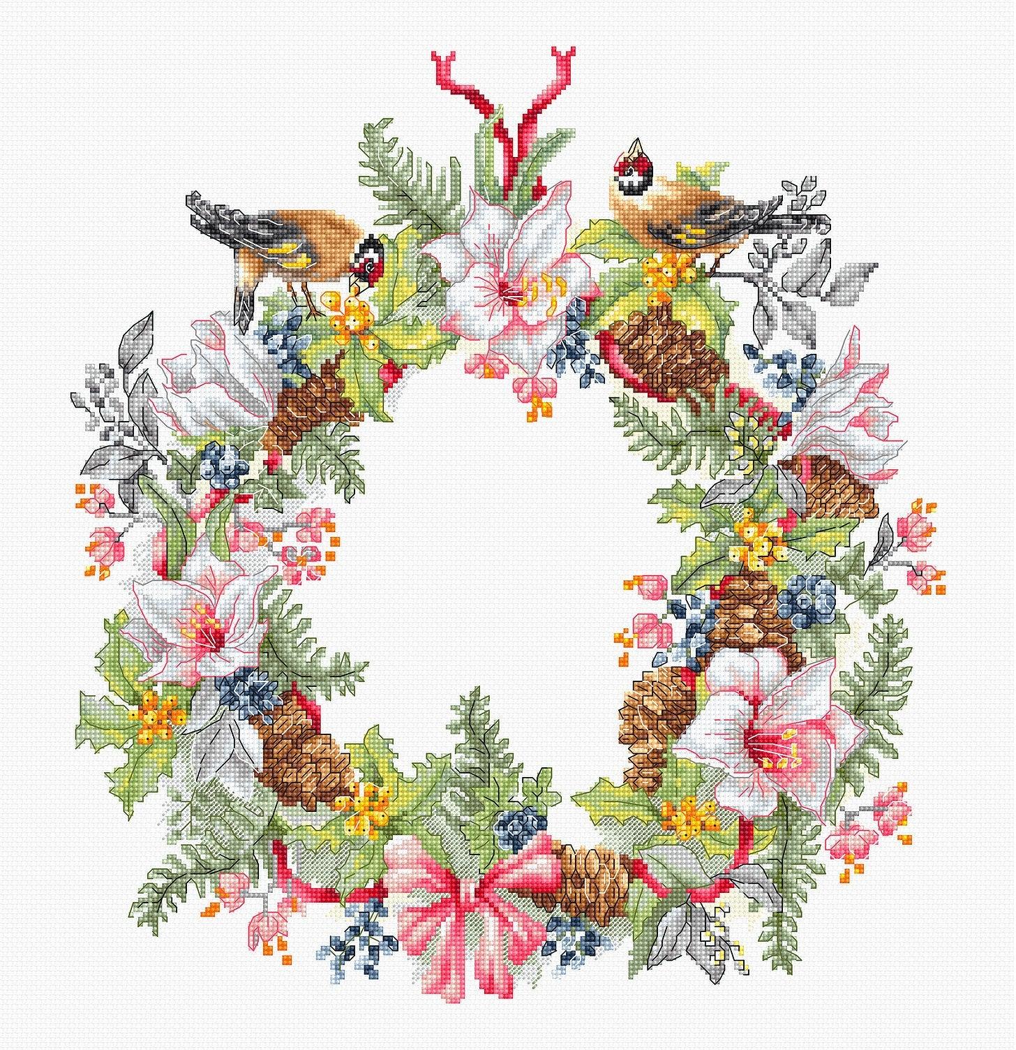 Cross Stitch Kit Luca - S - December, B2401 - Luca - S Yarns