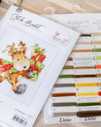 Cross Stitch Kit Luca - S - Deer carrying gifts, B1120 - Luca - S Yarns