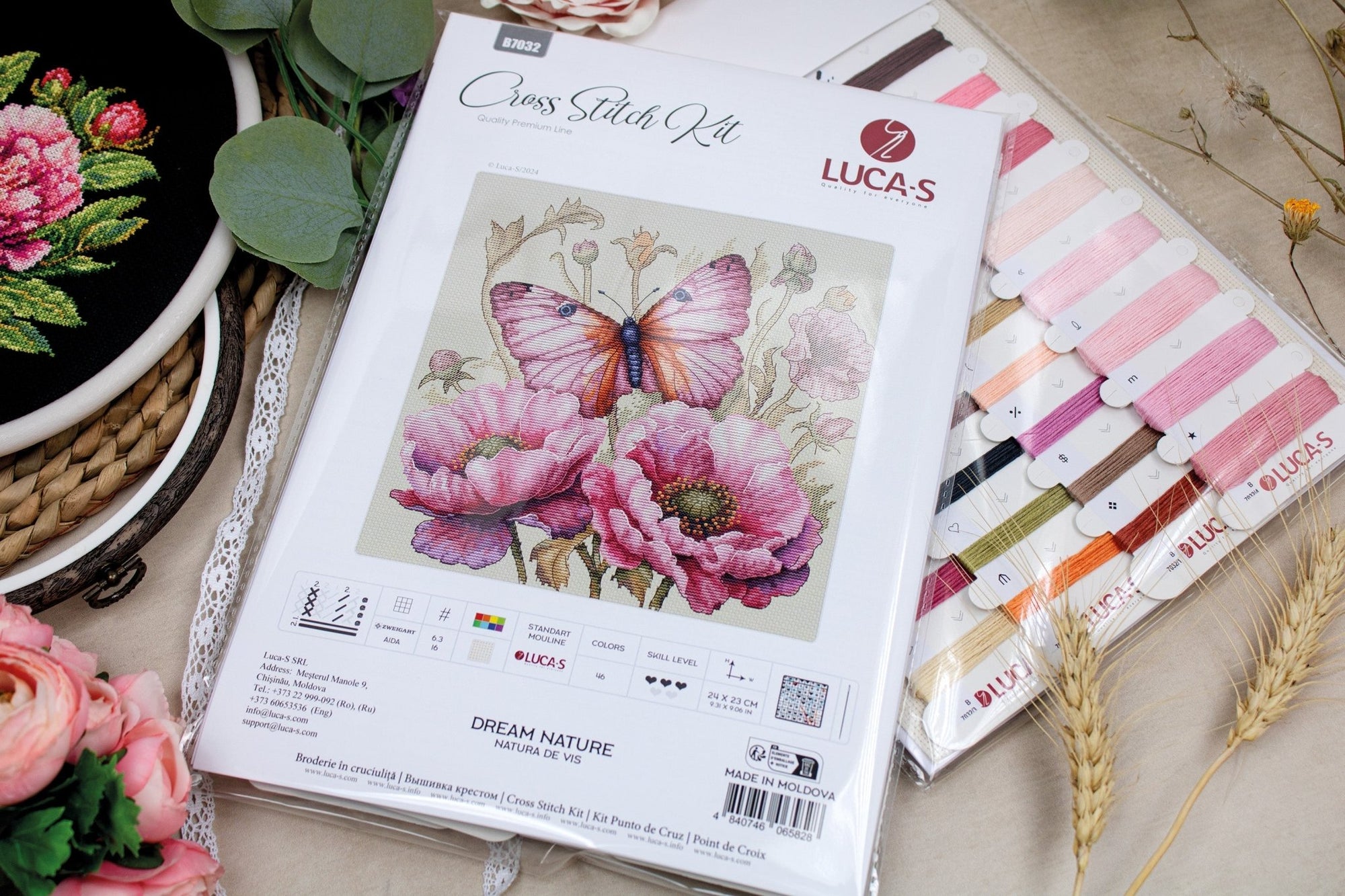 Cross Stitch Kit Luca - S - Dream Nature, B7032 - Luca - S Yarns
