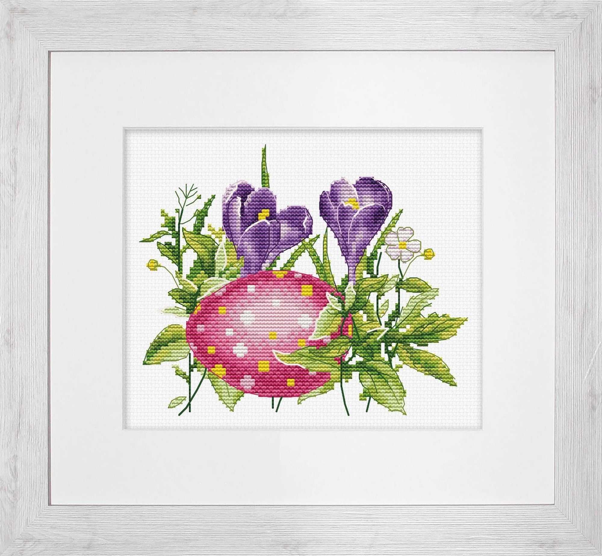 Cross Stitch Kit Luca - S - Easter Egg, B1405 - Luca - S Yarns