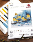 Cross Stitch Kit Luca - S - Eastern Bluebirds, BU5028 - Luca - S Yarns