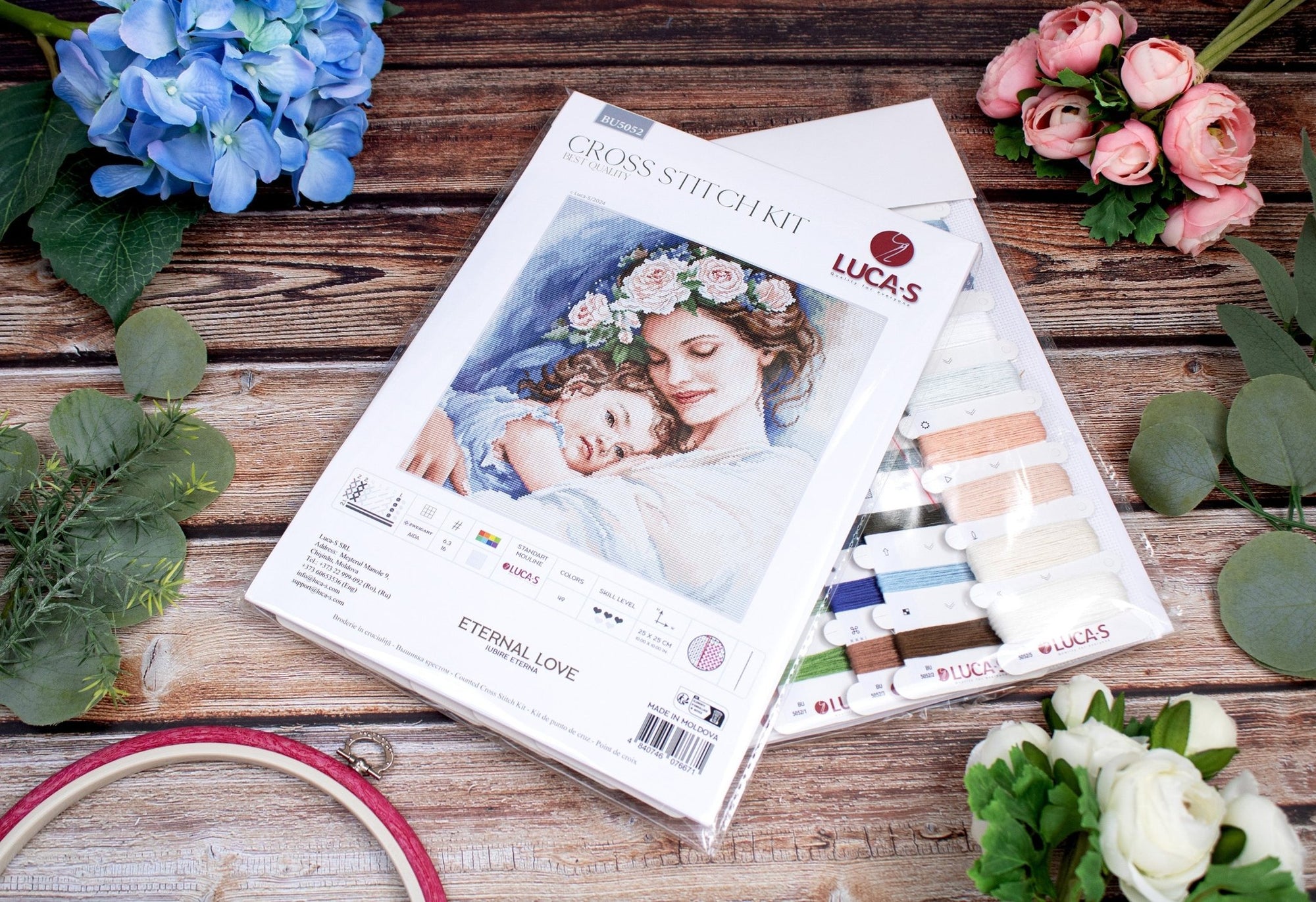 Cross Stitch Kit Luca - S - Eternal Love, BU5052 - Luca - S Yarns