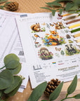 Cross Stitch Kit Luca - S - Forest Animals, BU5057 - Luca - S Yarns