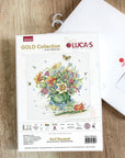 Cross Stitch Kit Luca - S Gold - April Bouquet, B7000 - Luca - S Yarns