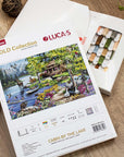 Cross Stitch Kit Luca - S GOLD - Cabin By The Lake, B2410 - Luca - S Yarns