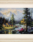 Cross Stitch Kit Luca - S Gold - Camper's Cabin, B610 - Luca - S Yarns