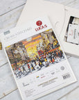 Cross Stitch Kit Luca - S GOLD - Christmas Shopping, BU5007 - Luca - S Yarns