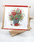 Cross Stitch Kit Luca - S Gold - December Bouquet, B7002 - Luca - S Yarns