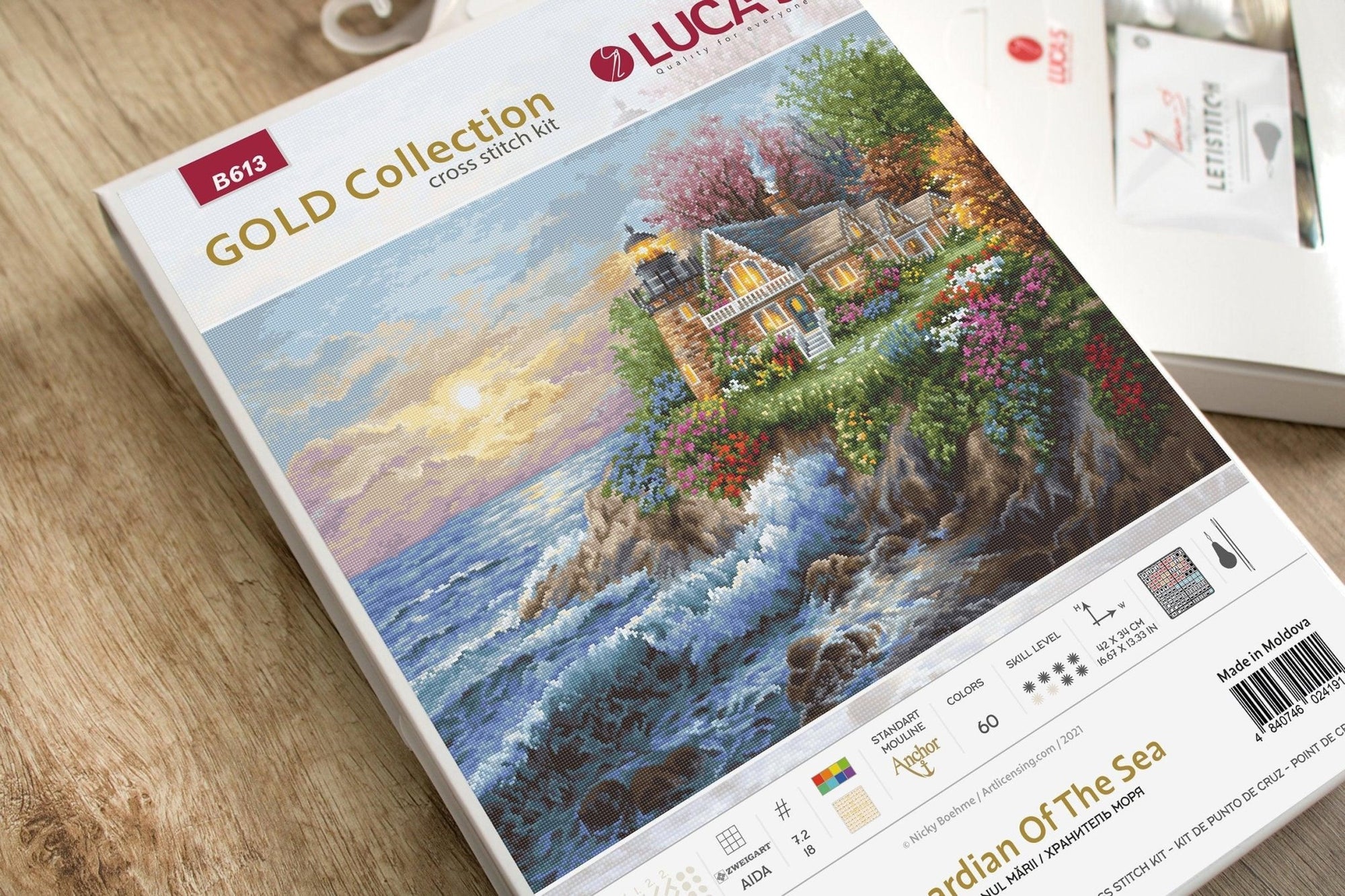 Cross Stitch Kit Luca - S Gold - Guardian Of The Sea, B613 - Luca - S Yarns