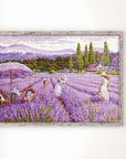 Cross Stitch Kit Luca - S GOLD - Lavender Field, BU5008 - Luca - S Yarns