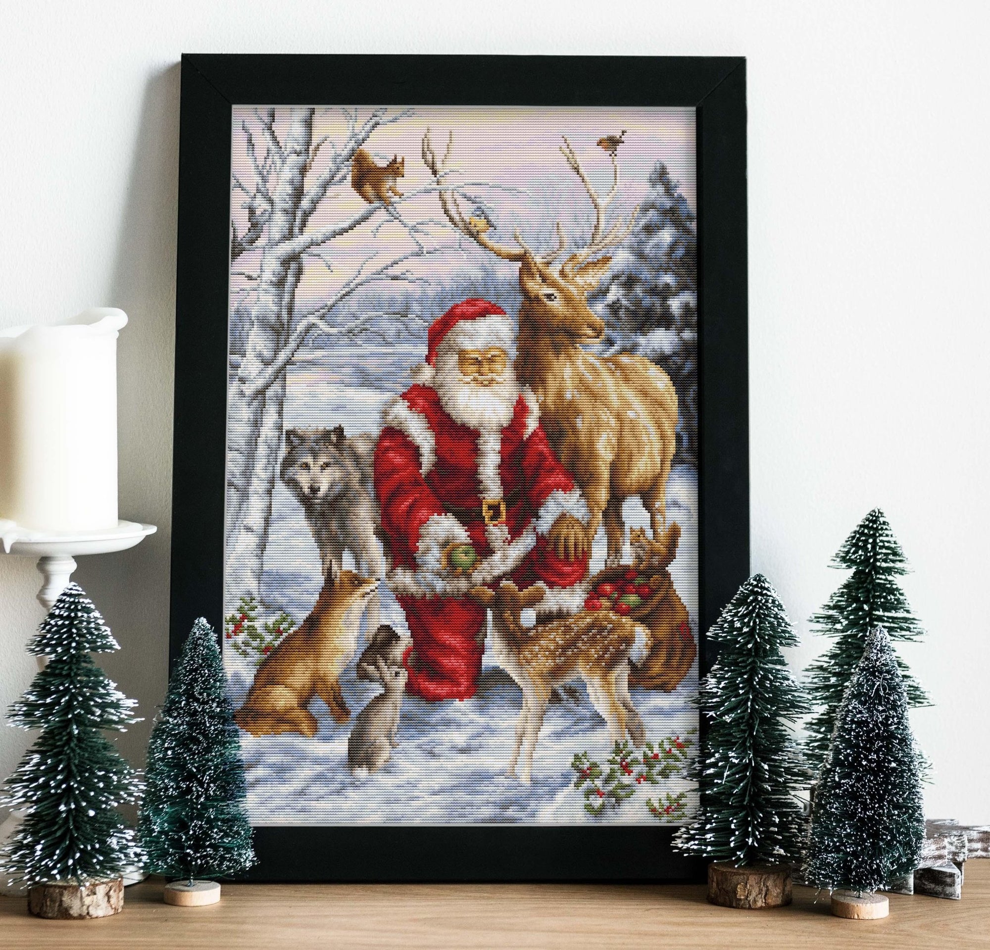 Cross Stitch Kit Luca - S GOLD - The Forest Friends, BU5022 - Luca - S Yarns