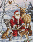 Cross Stitch Kit Luca - S GOLD - The Forest Friends, BU5022 - Luca - S Yarns