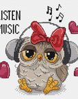 Cross Stitch Kit Luca - S - Listen Music, B1402 - Luca - S Yarns