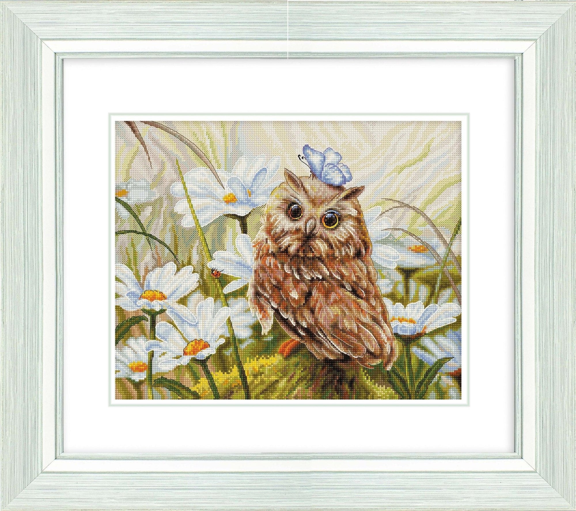 Cross Stitch Kit Luca - S - Lucky Owl, B7011 - Luca - S Yarns