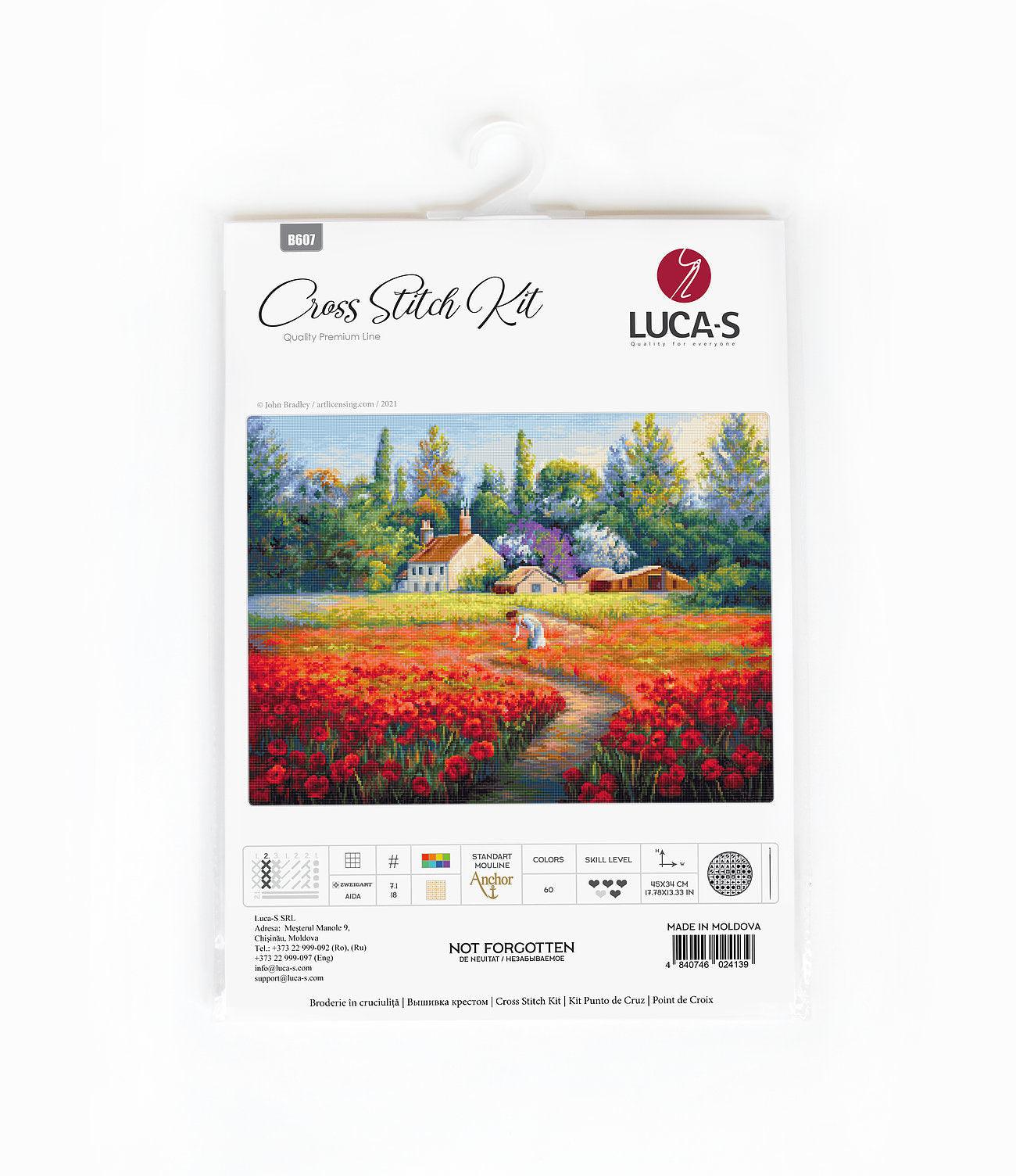 Cross Stitch Kit Luca - S - Not Forgotten, B607 - Luca - S Yarns
