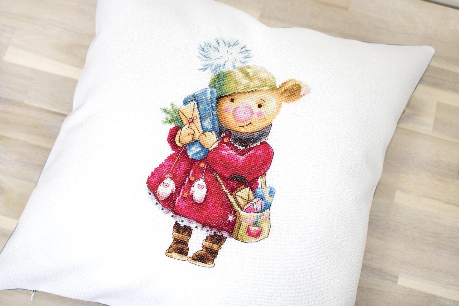 Cross Stitch Kit Luca - S | Pillowcase, PB190 - Luca - S Yarns