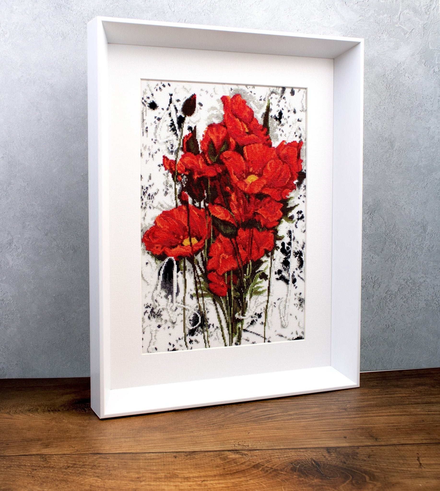 Cross Stitch Kit Luca - S - Popies, B2375 - Luca - S Yarns