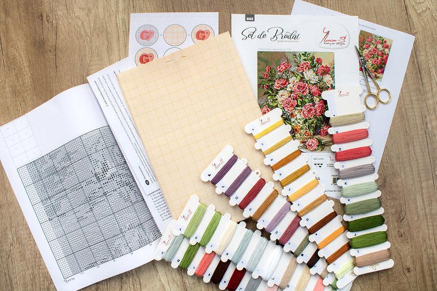 Cross Stitch Kit Luca - S - Posies for the Princess, B603 - Luca - S Yarns