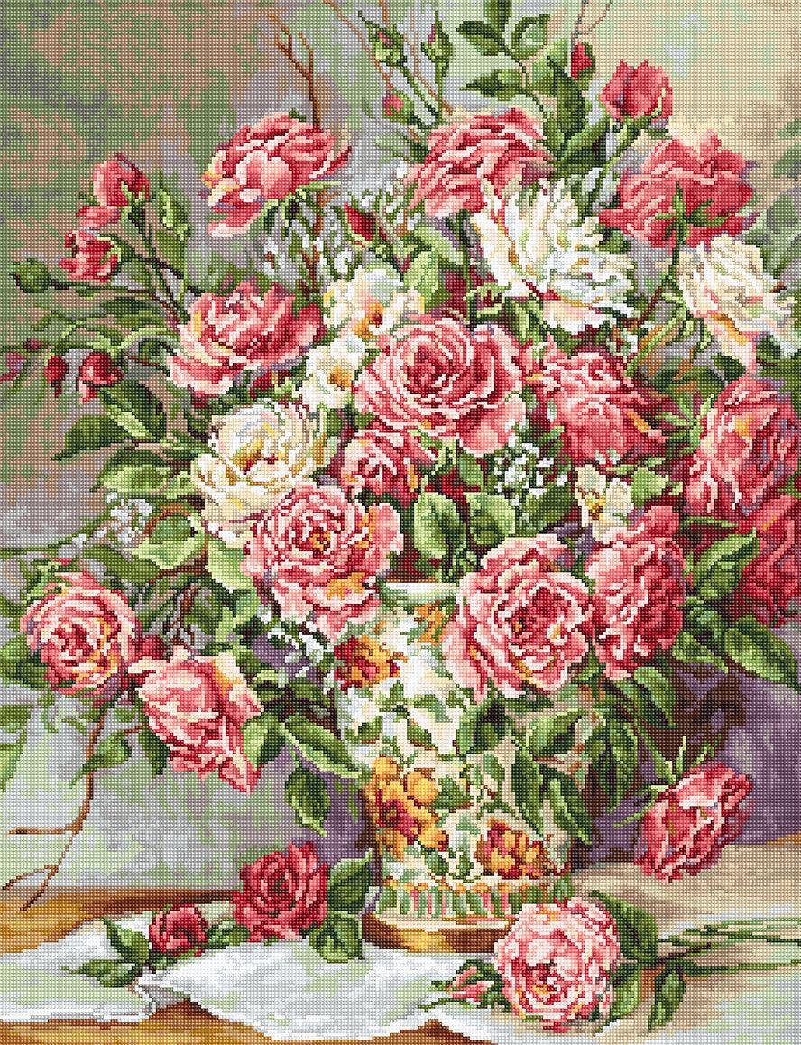 Cross Stitch Kit Luca - S - Posies for the Princess, B603 - Luca - S Yarns