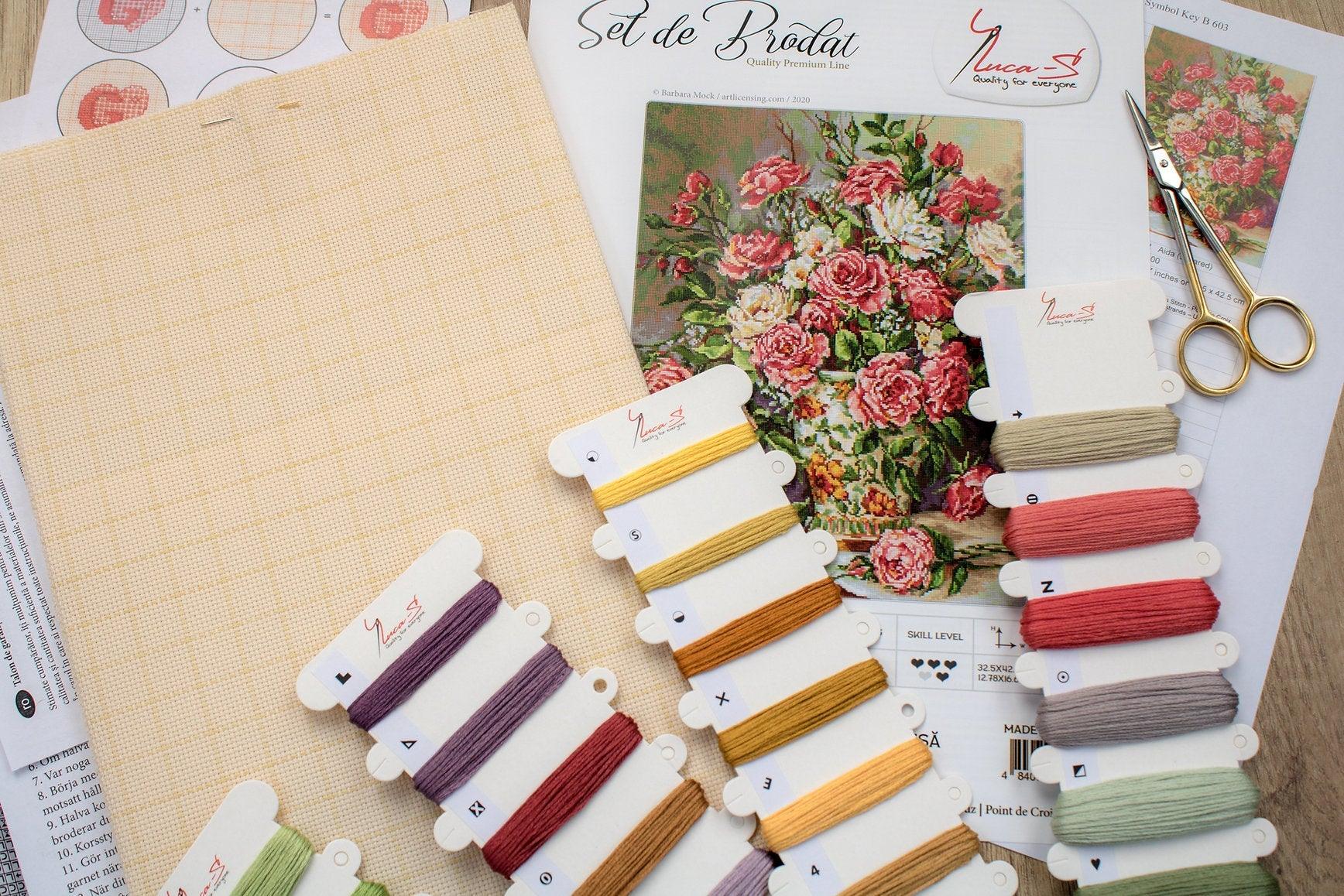 Cross Stitch Kit Luca - S - Posies for the Princess, B603 - Luca - S Yarns