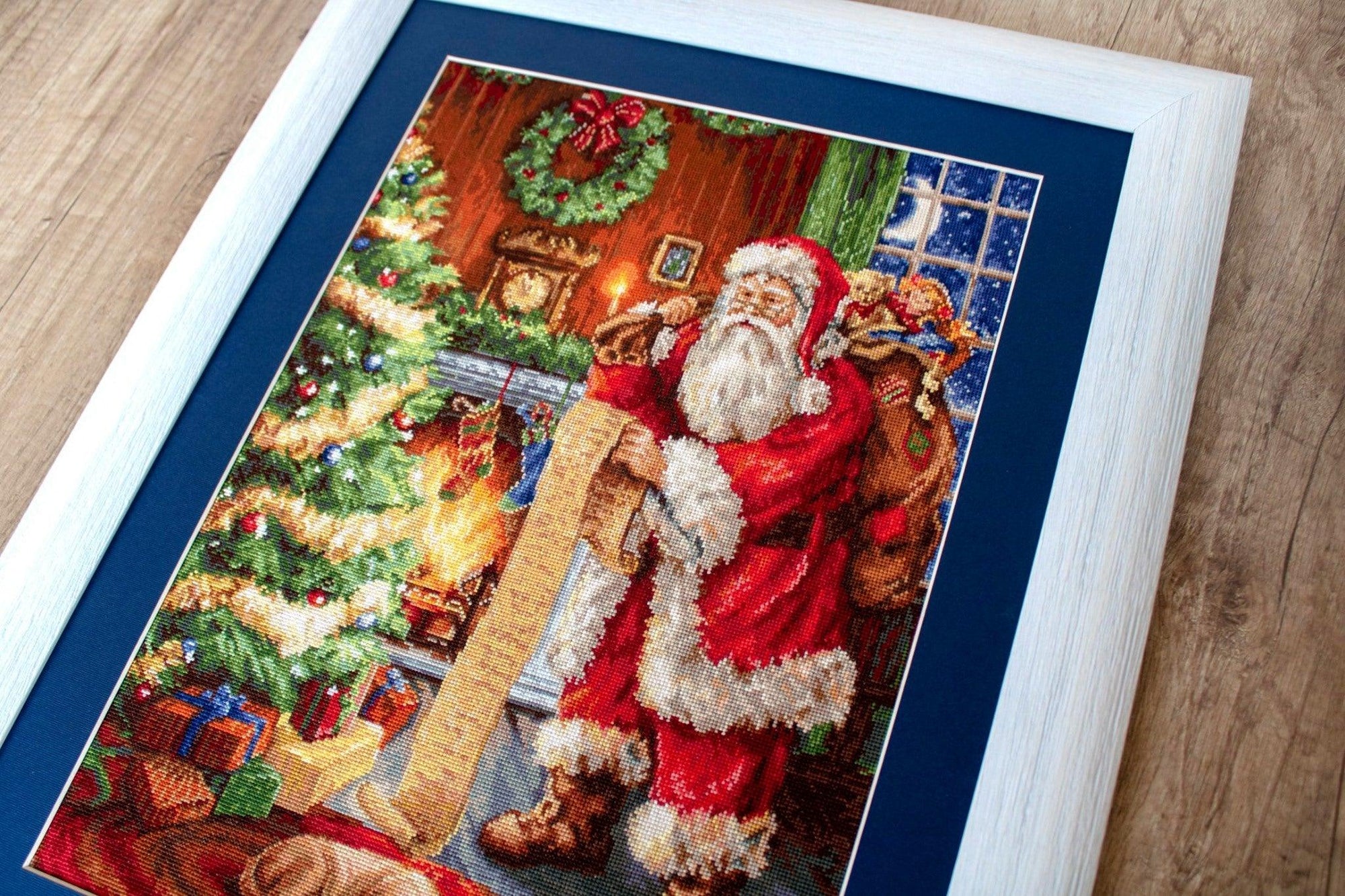 Cross Stitch Kit Luca - S - Santa's List, B578 - Luca - S Yarns