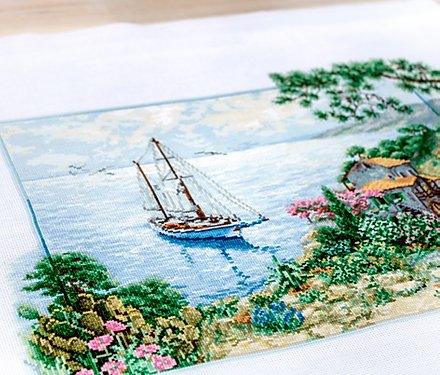 Cross Stitch Kit Luca - S - Sea Views, B2343 - Luca - S Yarns