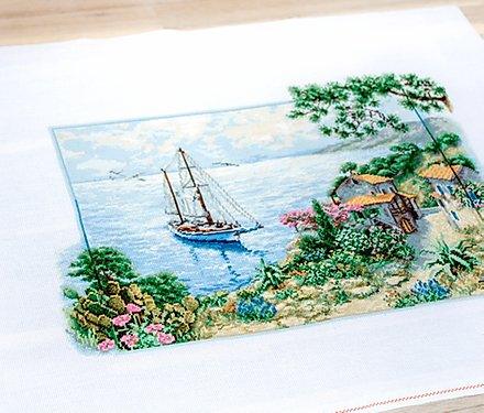 Cross Stitch Kit Luca - S - Sea Views, B2343 - Luca - S Yarns