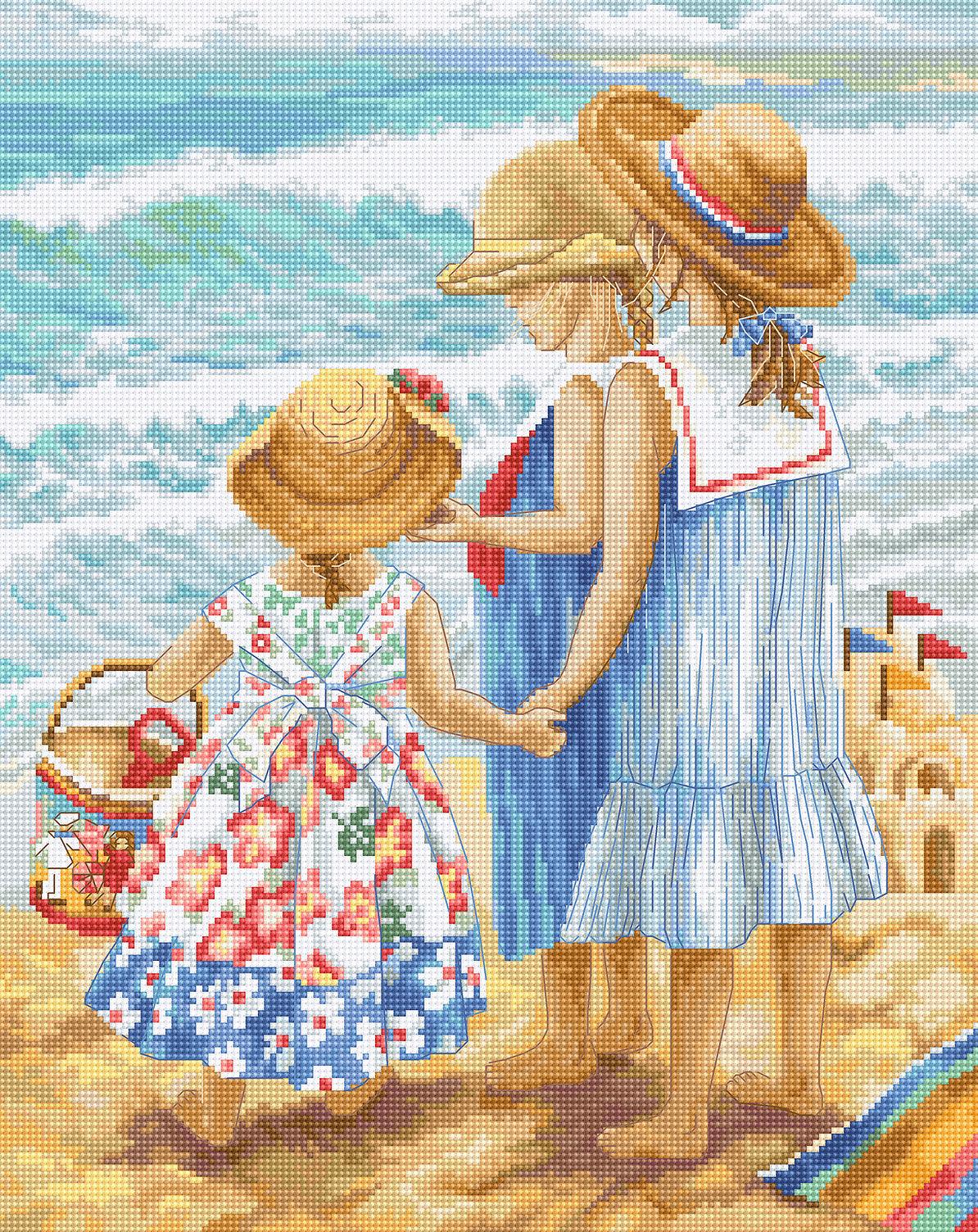 Cross Stitch Kit Luca - S - Sisters, B2404 - Luca - S Yarns