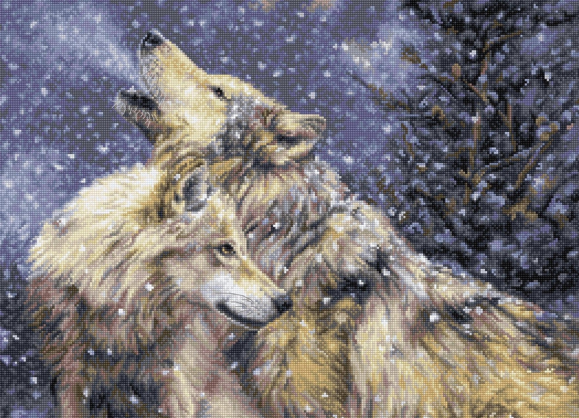 Cross Stitch Kit Luca - S - Snowfall, BU5004 - Luca - S Yarns