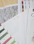 Cross Stitch Kit Luca - S - Spring Bouquet, B7018 - Luca - S Yarns