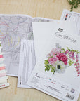Cross Stitch Kit Luca - S - Spring Bouquet, B7018 - Luca - S Yarns