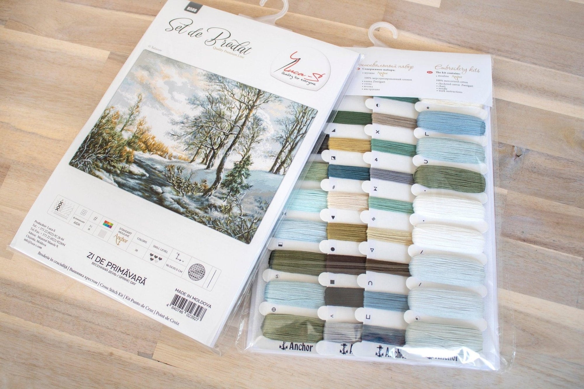 Cross Stitch Kit Luca - S - Spring Day, B586 - Luca - S Yarns