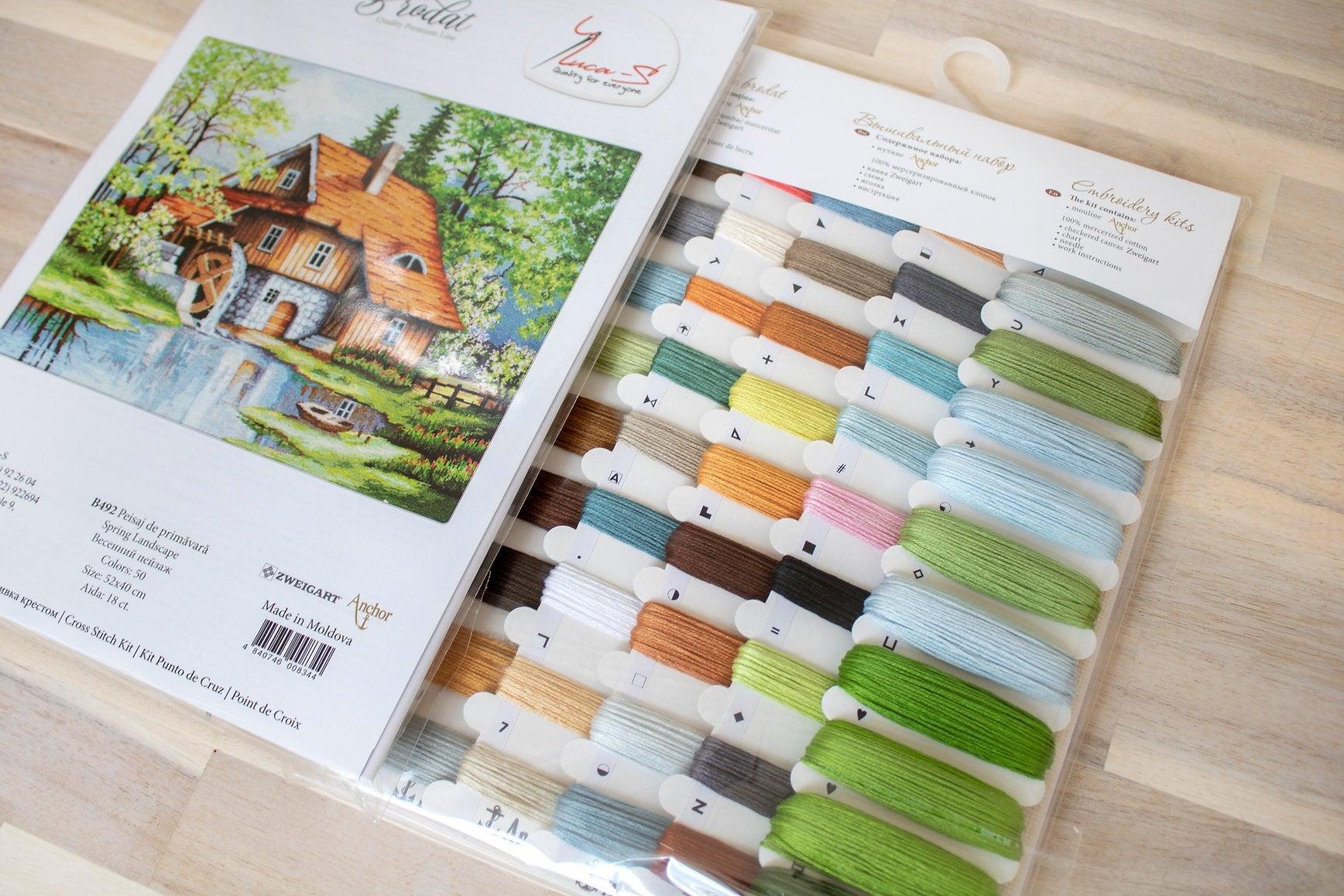 Cross Stitch Kit Luca - S - Spring Landscape, B492 - Luca - S Yarns