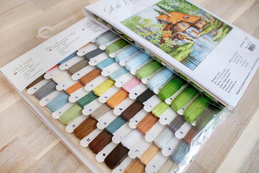 Cross Stitch Kit Luca - S - Spring Landscape, B492 - Luca - S Yarns