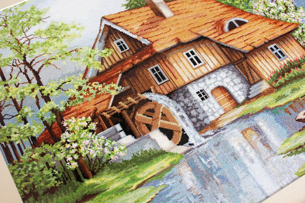 Cross Stitch Kit Luca - S - Spring Landscape, B492 - Luca - S Yarns