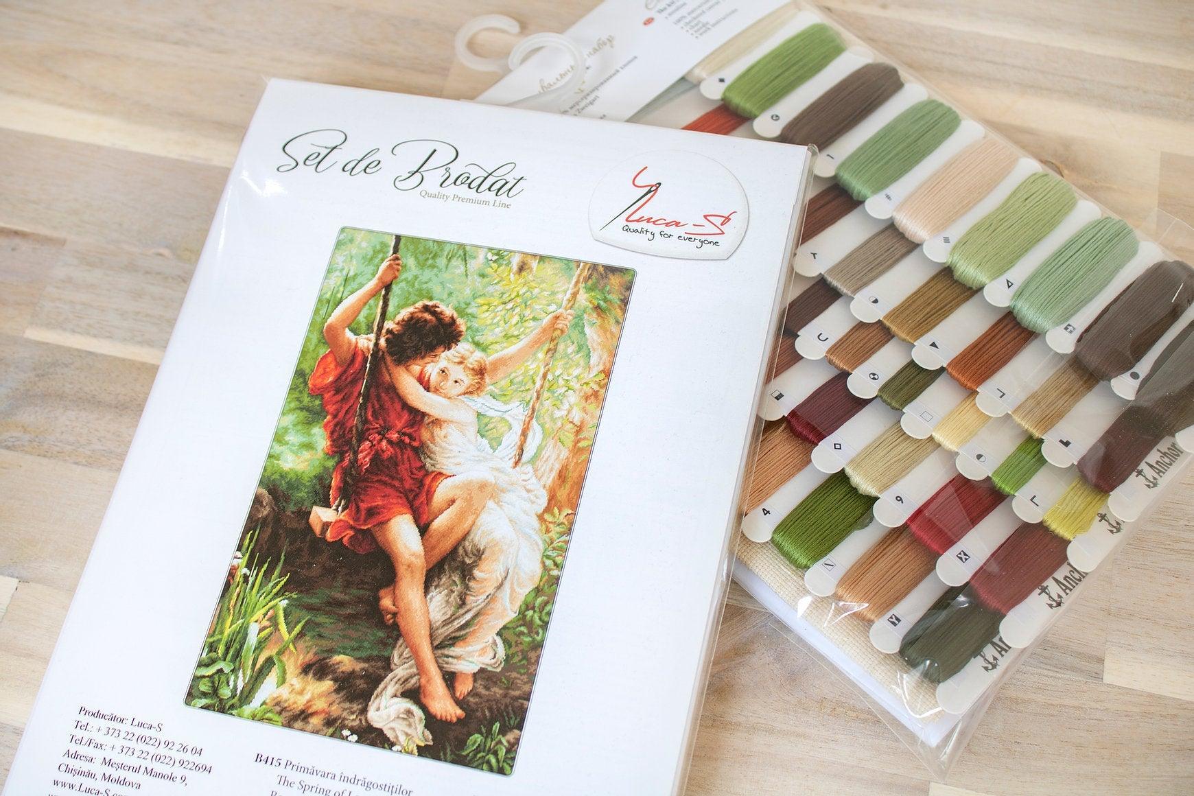 Cross Stitch Kit Luca - S - Spring of lovers, B415 - Luca - S Yarns