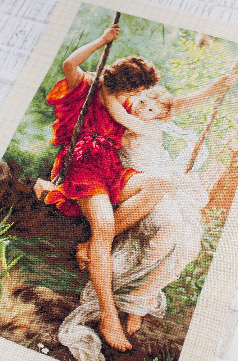 Cross Stitch Kit Luca - S - Spring of lovers, B415 - Luca - S Yarns