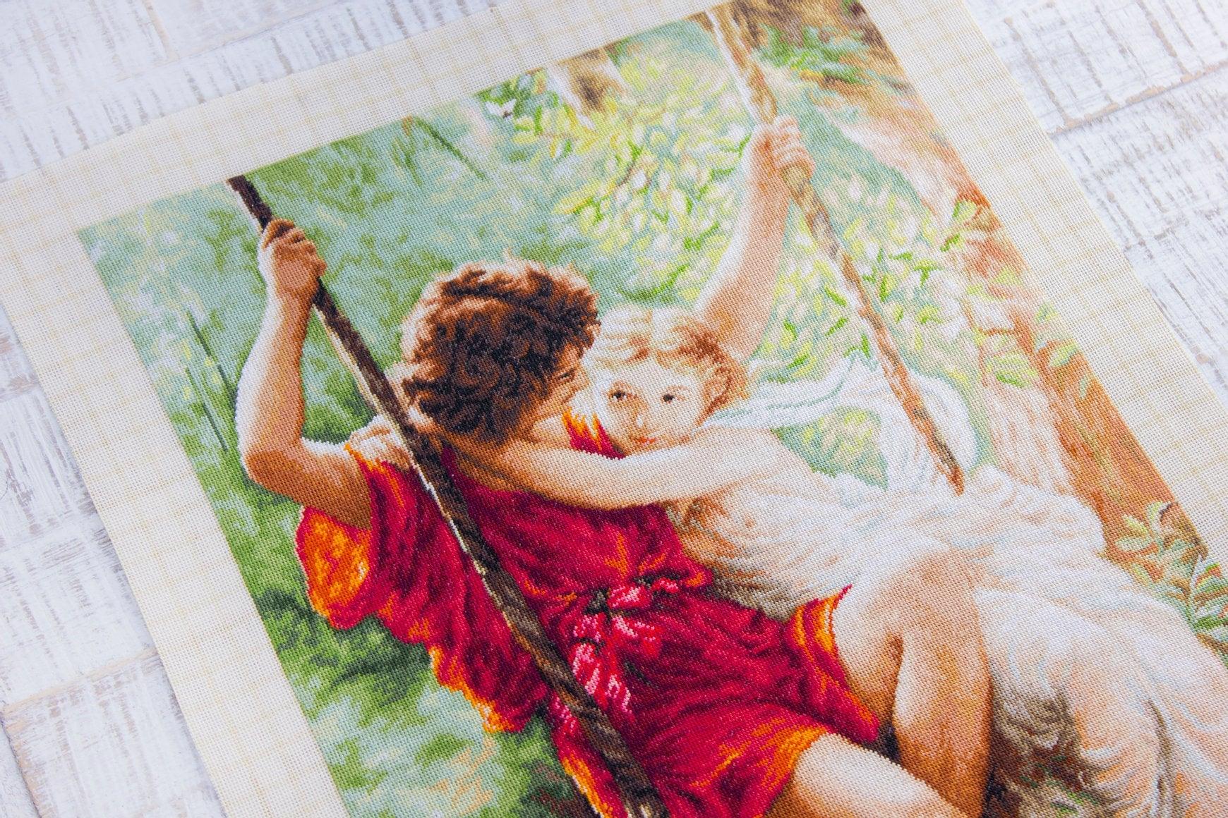 Cross Stitch Kit Luca - S - Spring of lovers, B415 - Luca - S Yarns