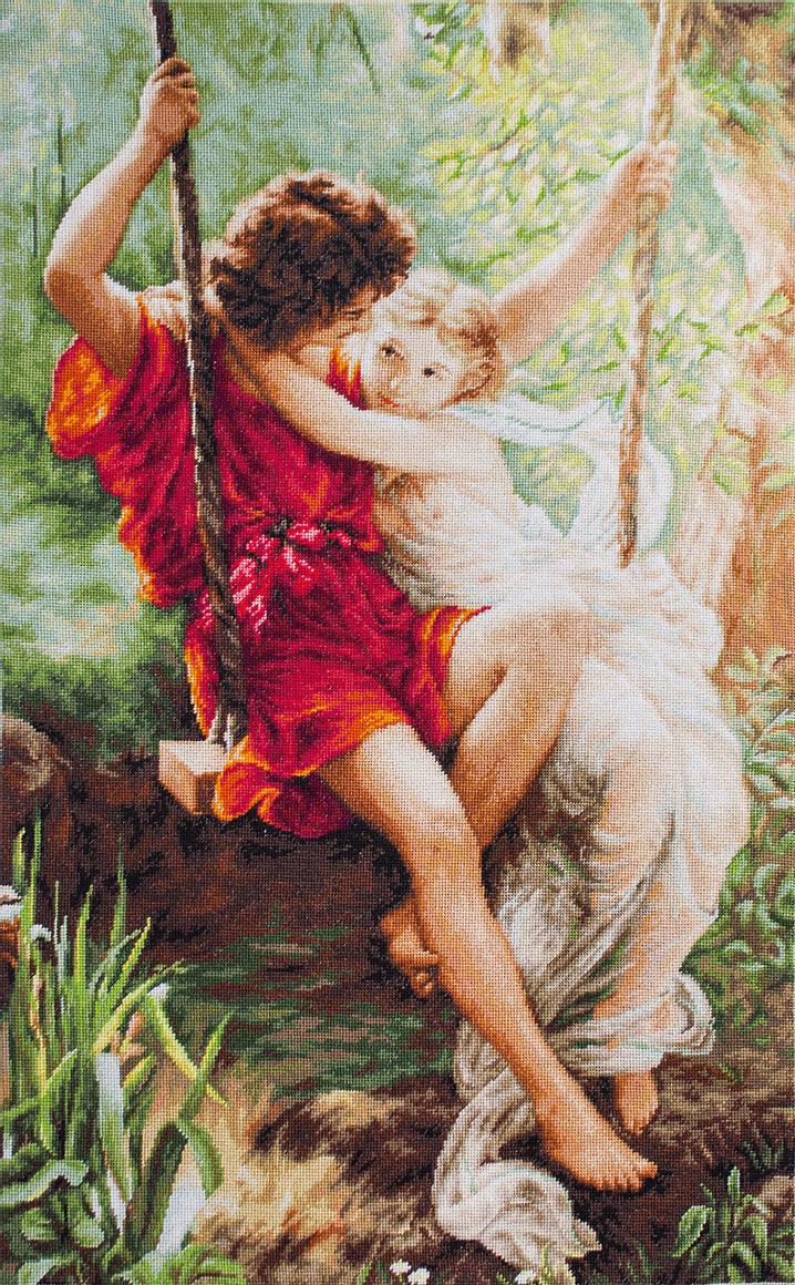 Cross Stitch Kit Luca - S - Spring of lovers, B415 - Luca - S Yarns