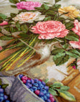 Cross Stitch Kit Luca - S - Still Life with Blueberries, B588 - Luca - S Yarns