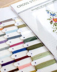 Cross Stitch Kit Luca - S - Summer flower bouquet, BU4004 - Luca - S Yarns