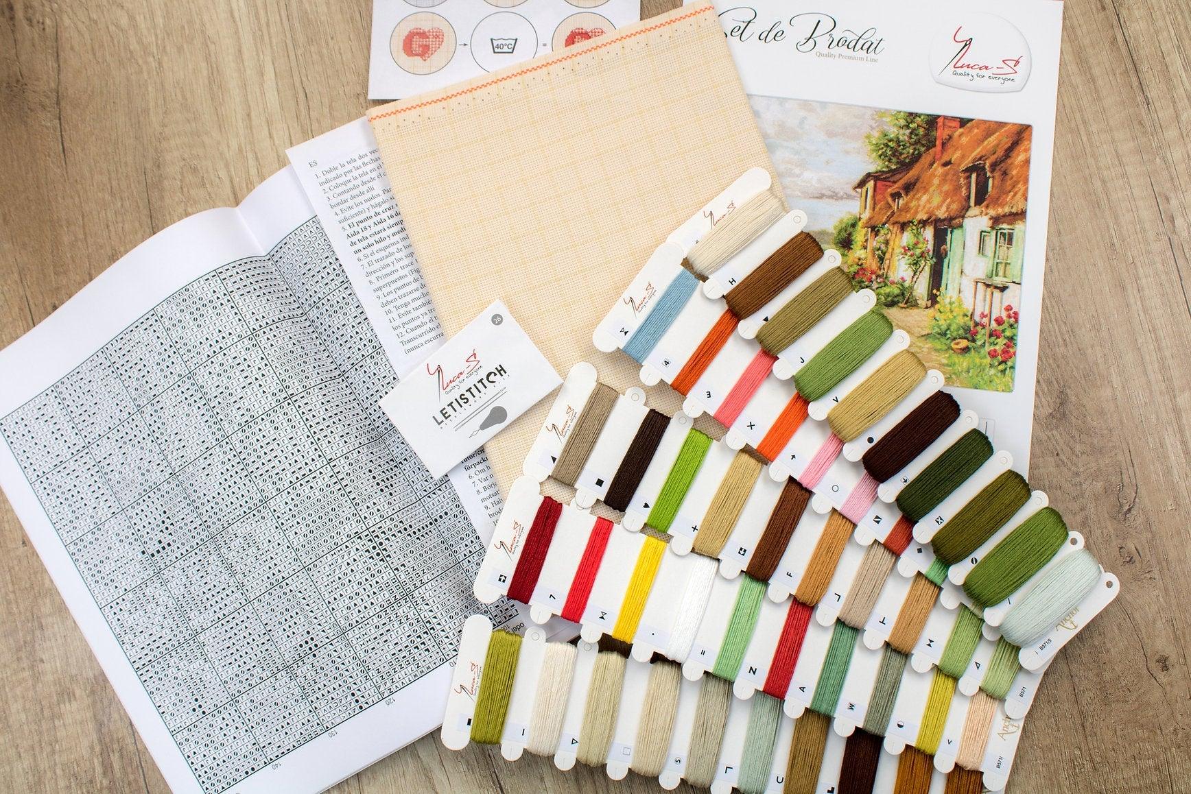 Cross Stitch Kit Luca - S - Summer Landscape, B571 - Luca - S Yarns