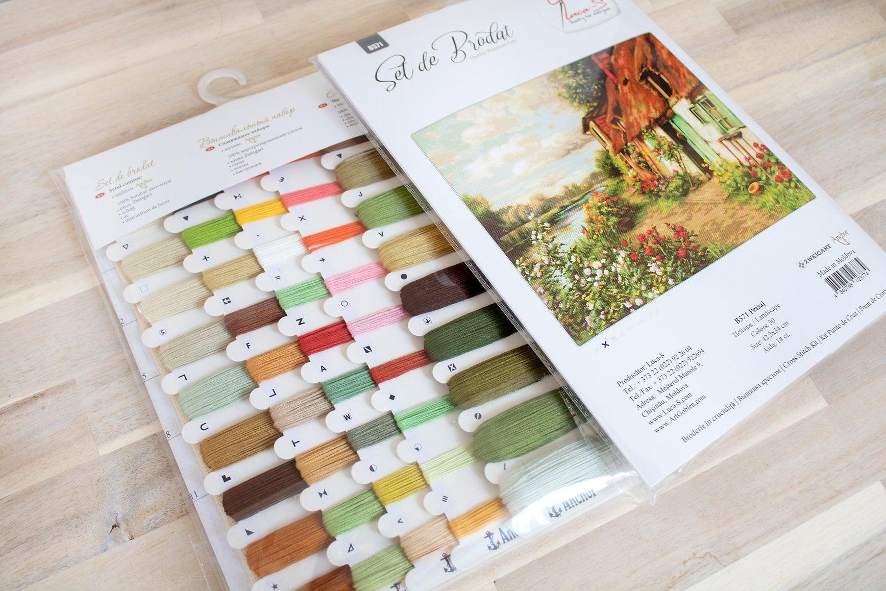 Cross Stitch Kit Luca - S - Summer Landscape, B571 - Luca - S Yarns