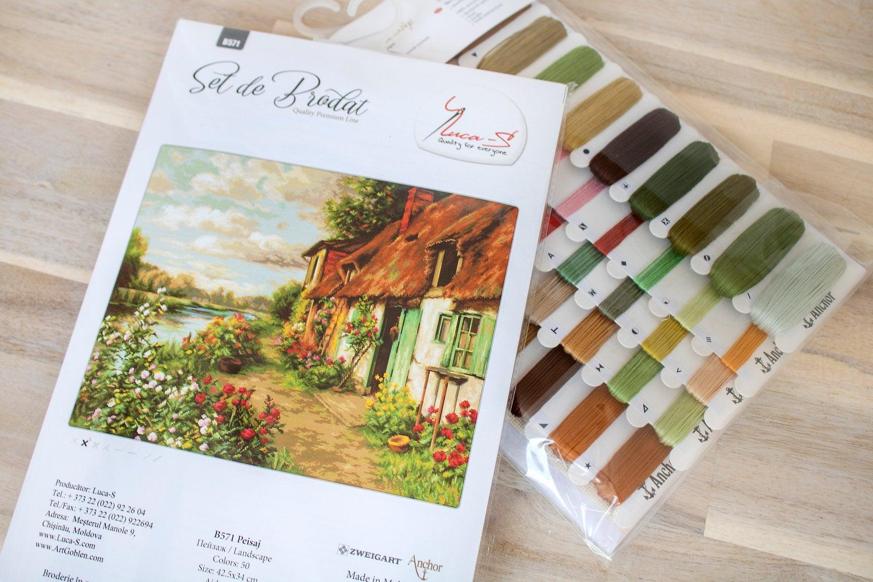 Cross Stitch Kit Luca - S - Summer Landscape, B571 - Luca - S Yarns