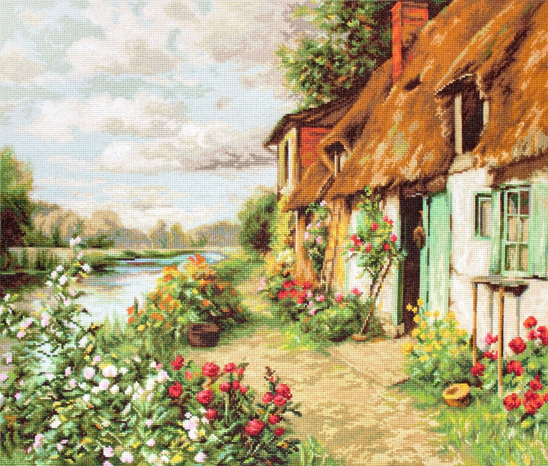 Cross Stitch Kit Luca - S - Summer Landscape, B571 - Luca - S Yarns